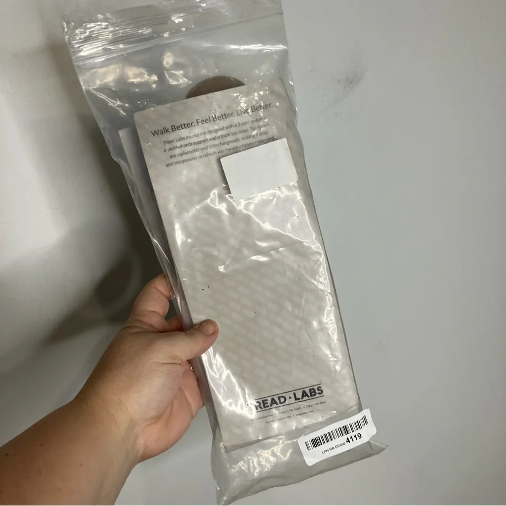 Tread Labs shearling‎ insoles women’s size 6-6.5 New in package
